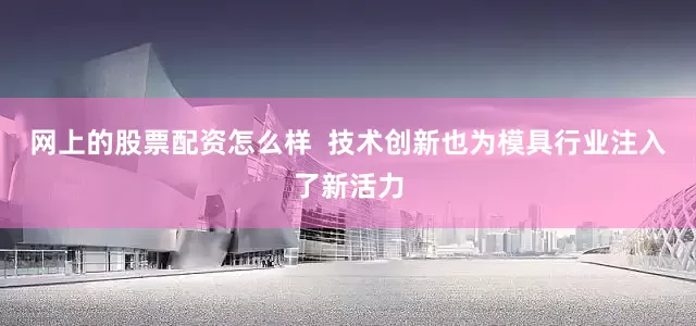 网上的股票配资怎么样  技术创新也为模具行业注入了新活力